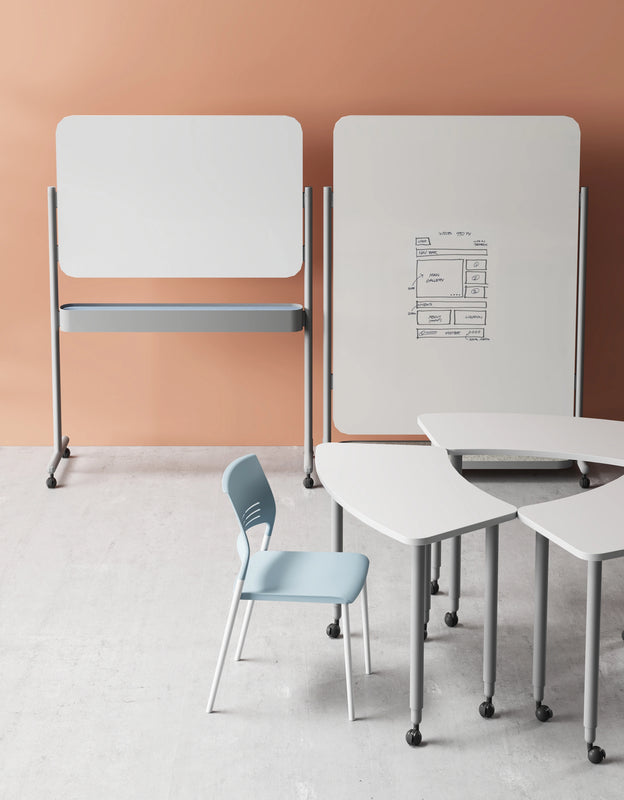 TOPC Mobile Training Tables Modular Office Furniture For Training Room