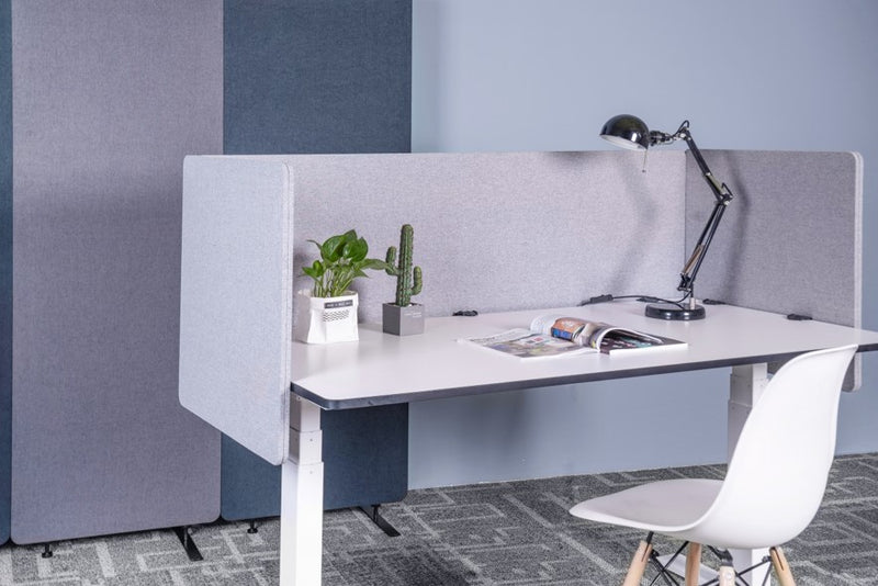 Fabric Wrapped Desk Screen TFT Office Trend