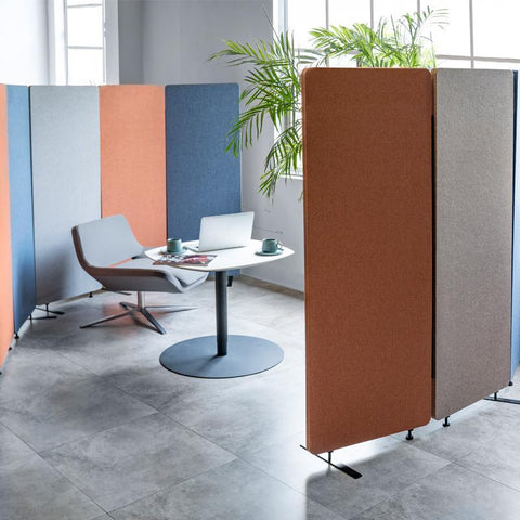 Portable Modular Rolling Partition - TFT Office Trend