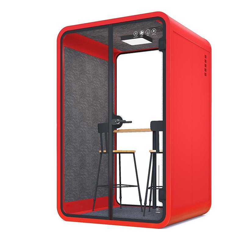 Rounded Cowork Office Phone Booth - TFT Office Trend
