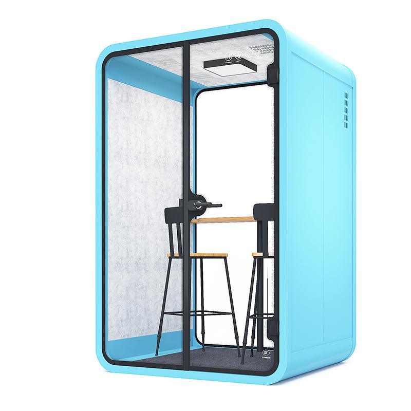 Rounded Cowork Office Phone Booth - TFT Office Trend
