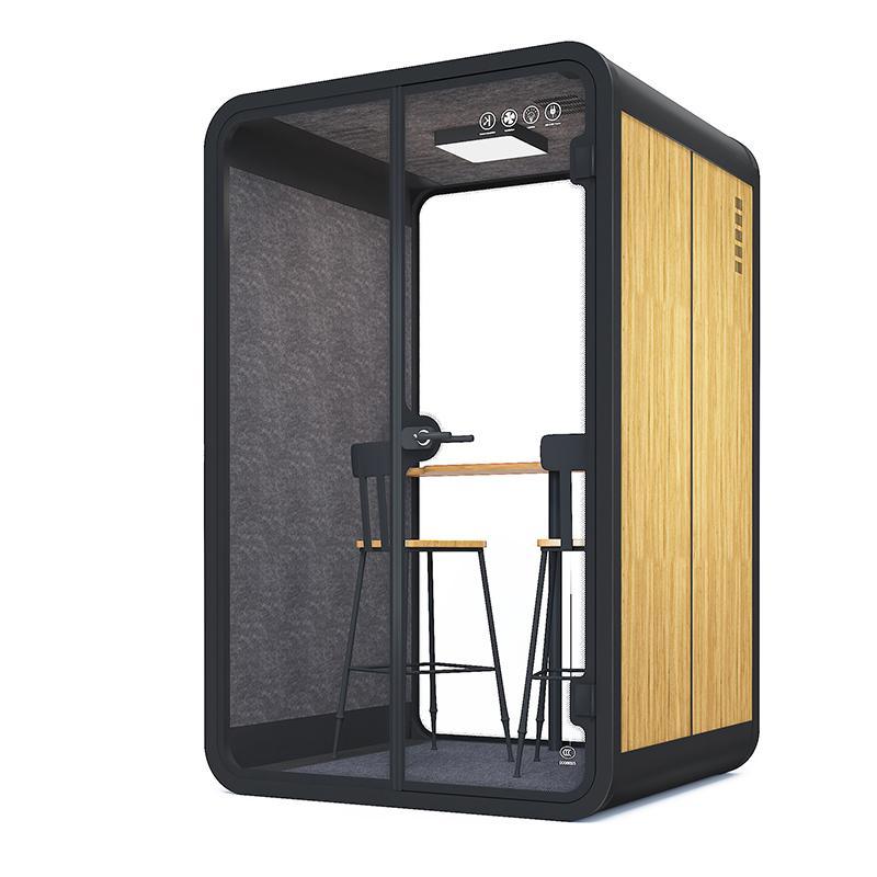 Rounded Cowork Office Phone Booth - TFT Office Trend