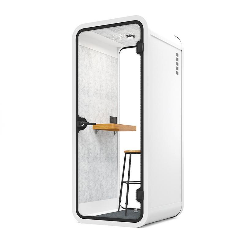 Rounded Solo Office Phone Booth - TFT Office Trend