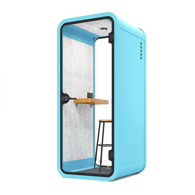 Rounded Solo Office Phone Booth - TFT Office Trend