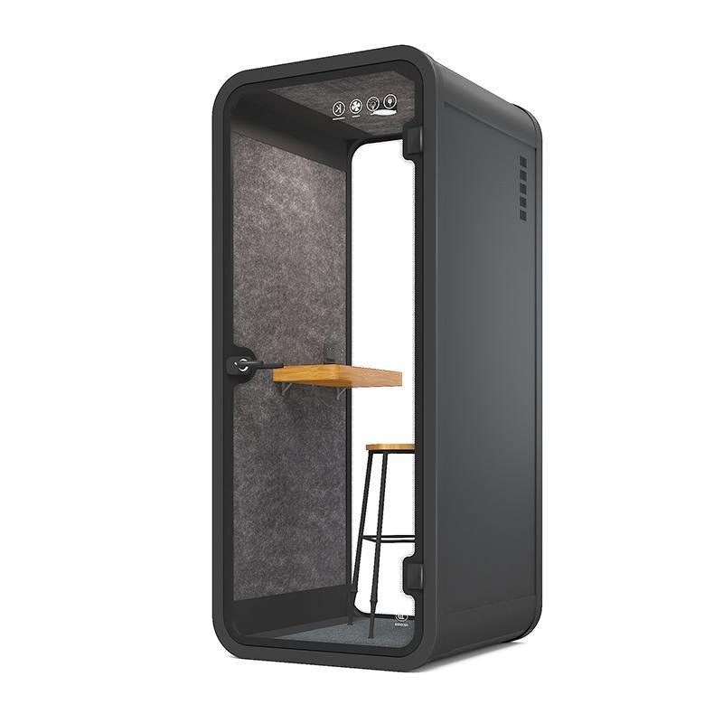 Rounded Solo Office Phone Booth - TFT Office Trend