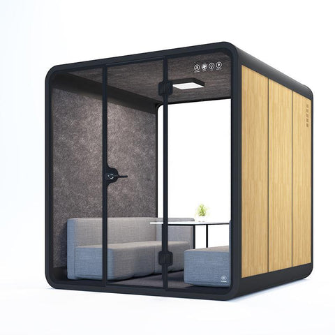 Rounded Meeting Office Phone Booth Plus - TFT Office Trend