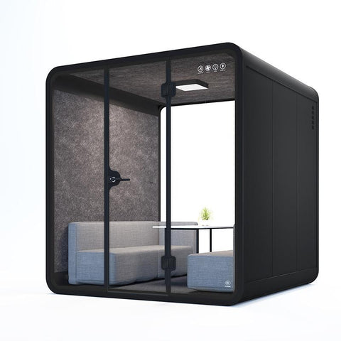 Rounded Meeting Office Phone Booth Plus - TFT Office Trend