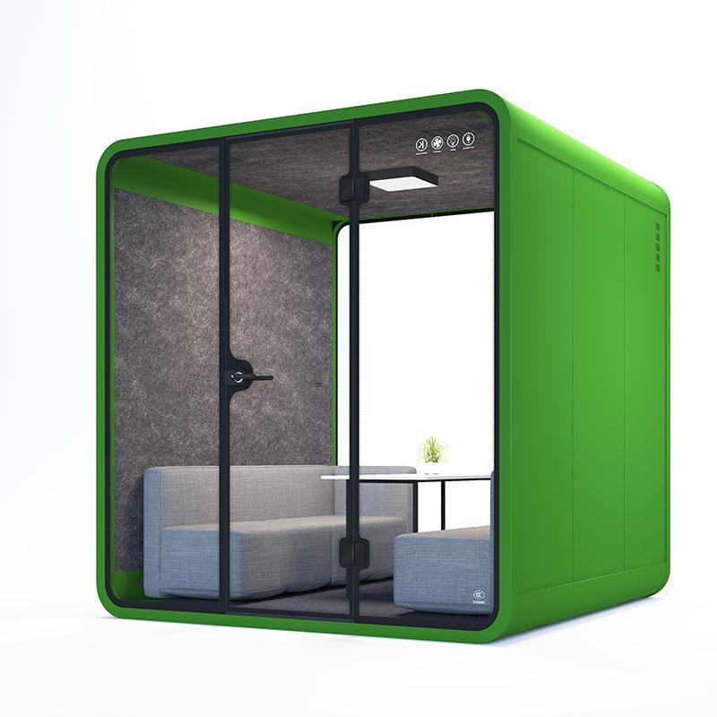 Rounded Meeting Office Phone Booth Plus - TFT Office Trend