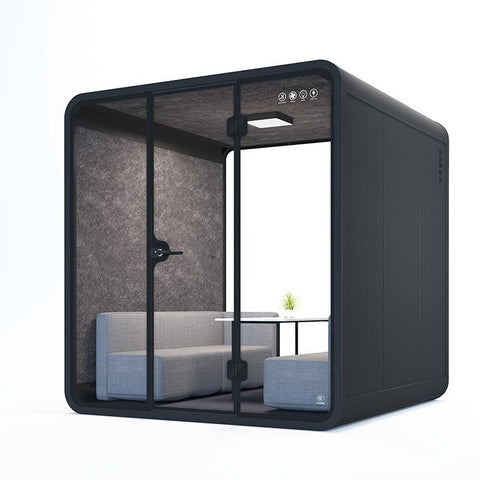 Rounded Meeting Office Phone Booth Plus - TFT Office Trend