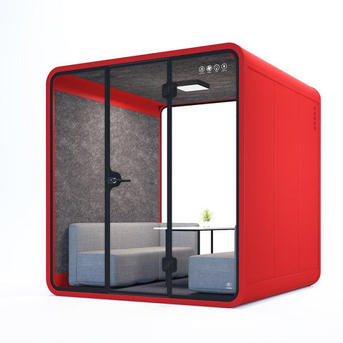 Rounded Meeting Office Phone Booth Plus - TFT Office Trend
