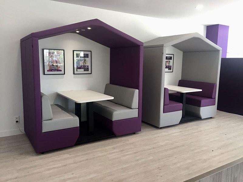 Open and Closed Office Meeting Pods - TFT Office Trend